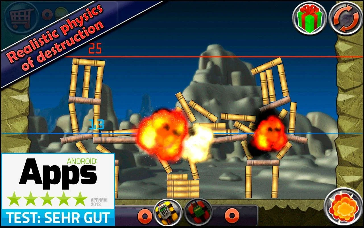 Demolition Master for Android - Strategic Demolition Game