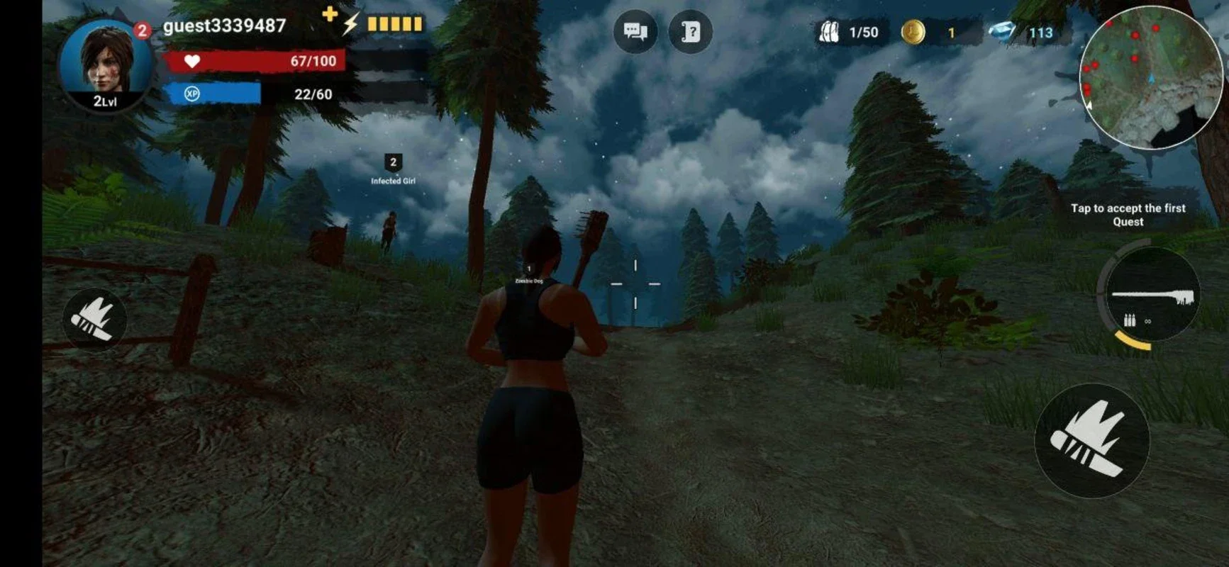 Horror Forest 3 for Android - Immersive Zombie Survival