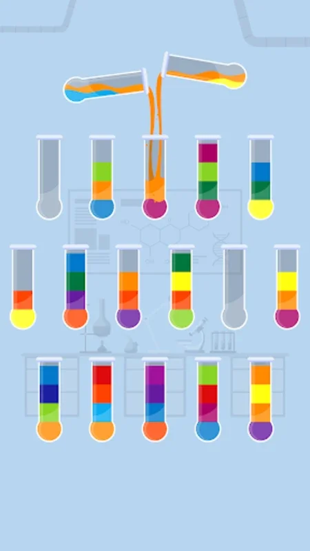 Lab Liquid Sorting for Android: Immersive Color-Sorting Experience