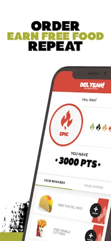 Del Taco - Del Yeah! Rewards for Android: Earn and Customize