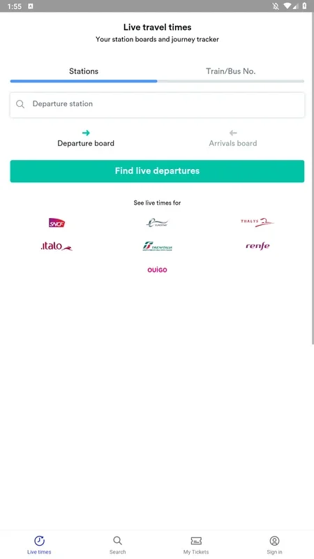 Trainline for Android - Plan Your European Trips