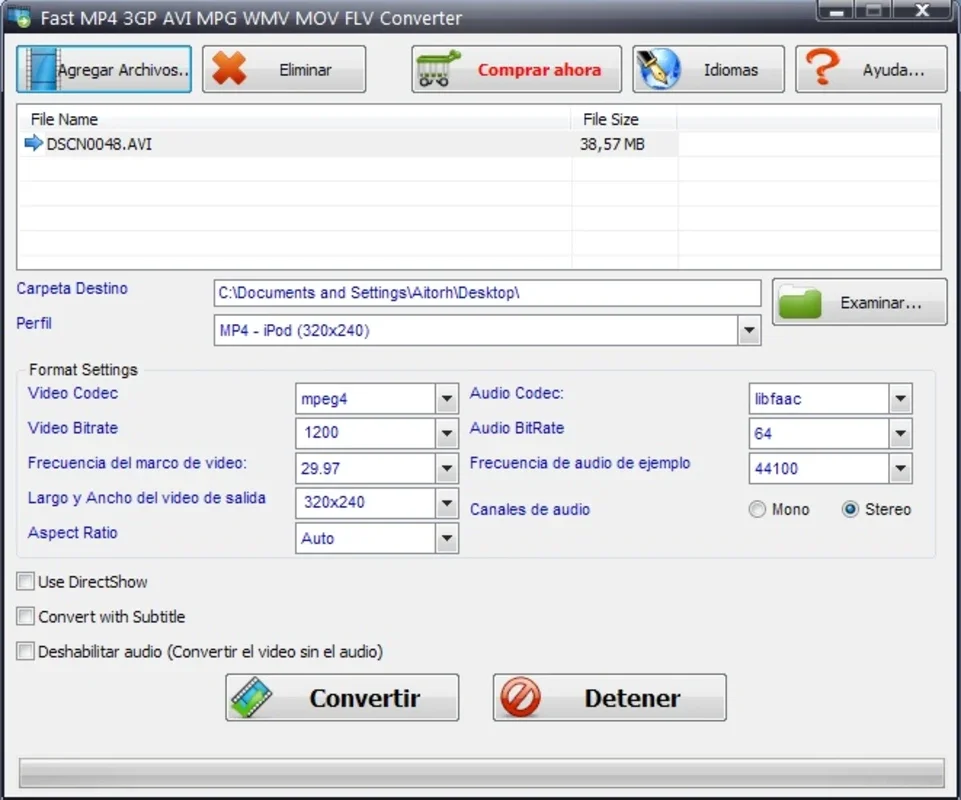 Fast MP4 3GP AVI MPG WMV RM MOV FLV Converter for Windows - No Download Required