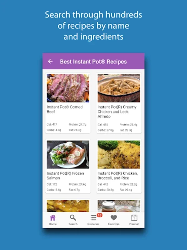 Instant Cooker Recipes for Android - Discover Delicious Meals