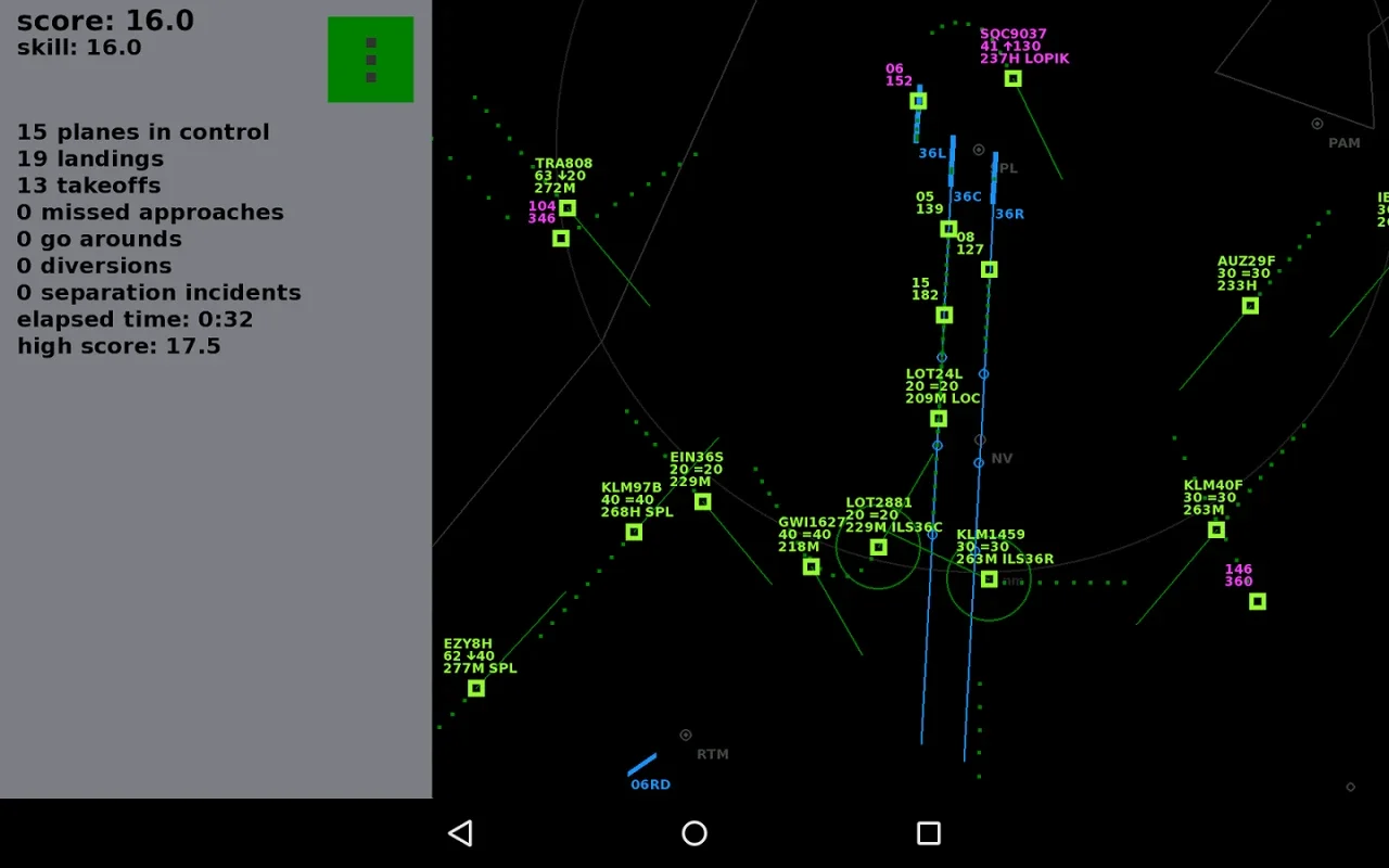 Endless ATC for Android - A Simulation Game without Downloads