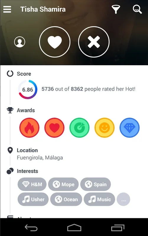 Hot or Not for Android - Connect with Nearby People