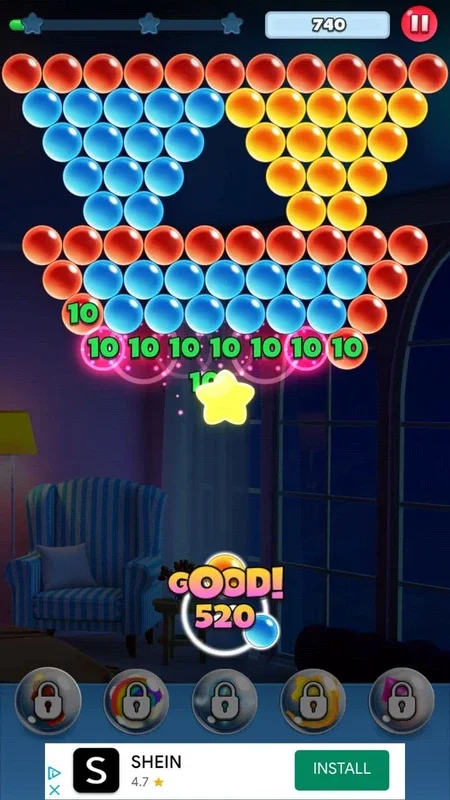 Bubble Shooter by Mouse Games for Android - Endless Bubble - Popping Fun