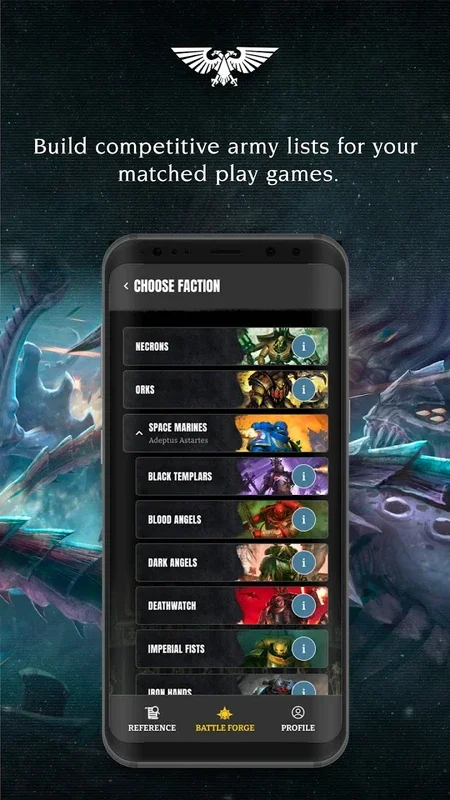 Warhammer 40,000: The App for Android - Your Digital Companion for Tabletop Warfare