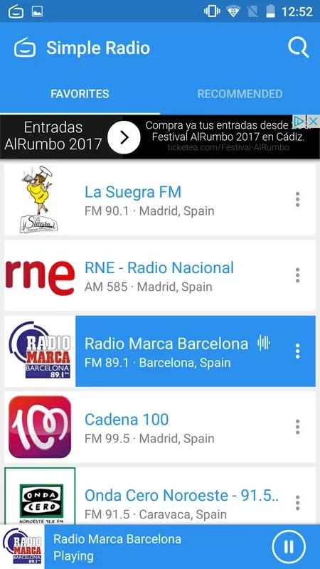 Simple Radio for Android - Stream Radio Stations Easily