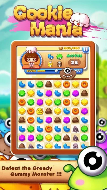 Cookie Mania for Android - Play and Enjoy Free Puzzles