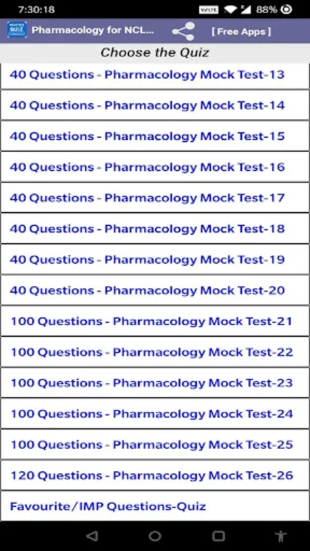 Pharmacology for NCLEX Nursing for Android - Ideal for Exam Preparation