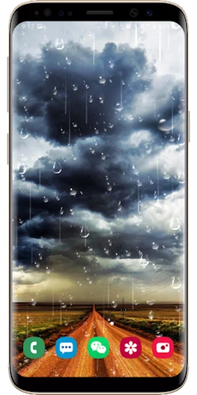 Lightning Raindrop Live Wallpaper for Android - Immersive Storm Experience