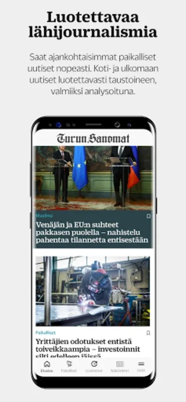 Turun Sanomat for Android: Your Source for Local and Global News