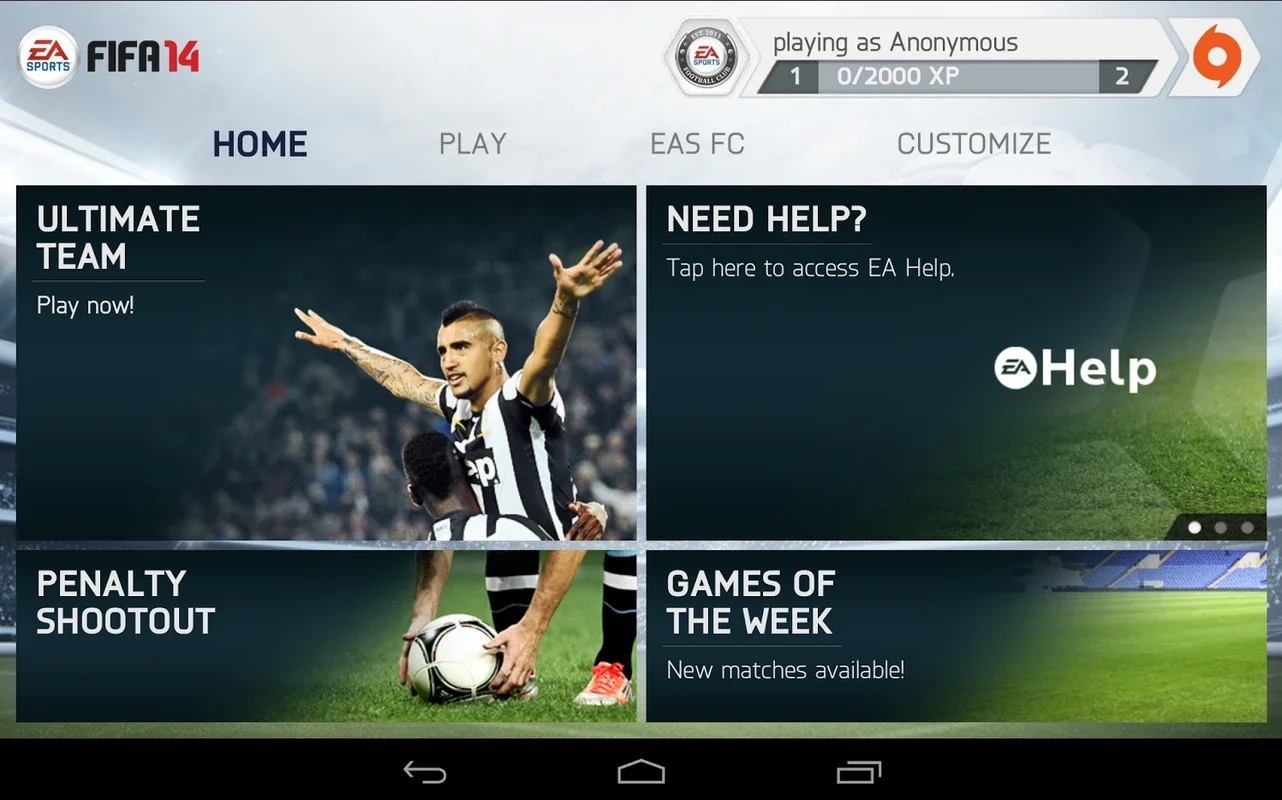 FIFA 14: Authentic Football on Android