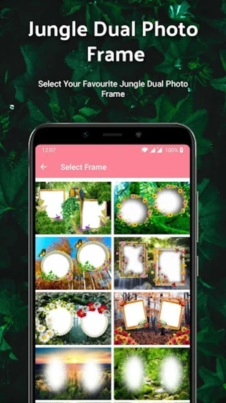 Jungle Dual Photo Frames for Android - Download the APK from AppHuts