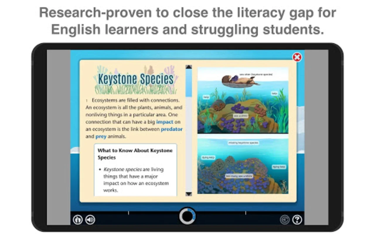 Lexia Core5 for Android: Customized Reading Aid