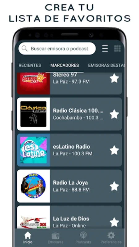 Radios de Bolivia FM y Online for Android - Stream 200+ Stations