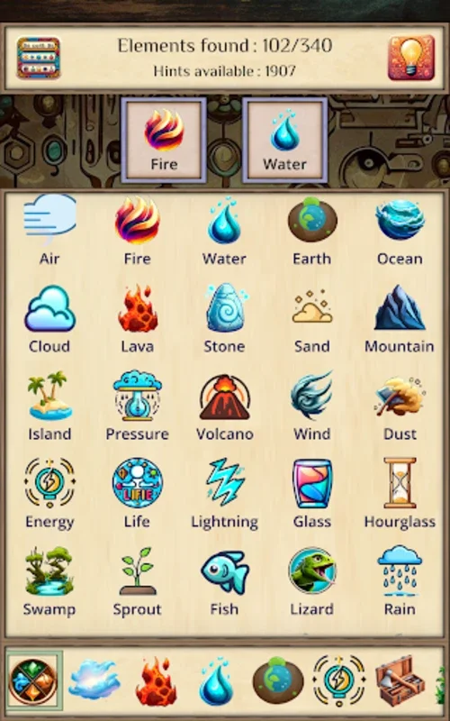 Elements for Android - Unlock Alchemy Secrets