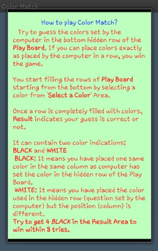 Color Match for Android: Engaging Puzzle Game