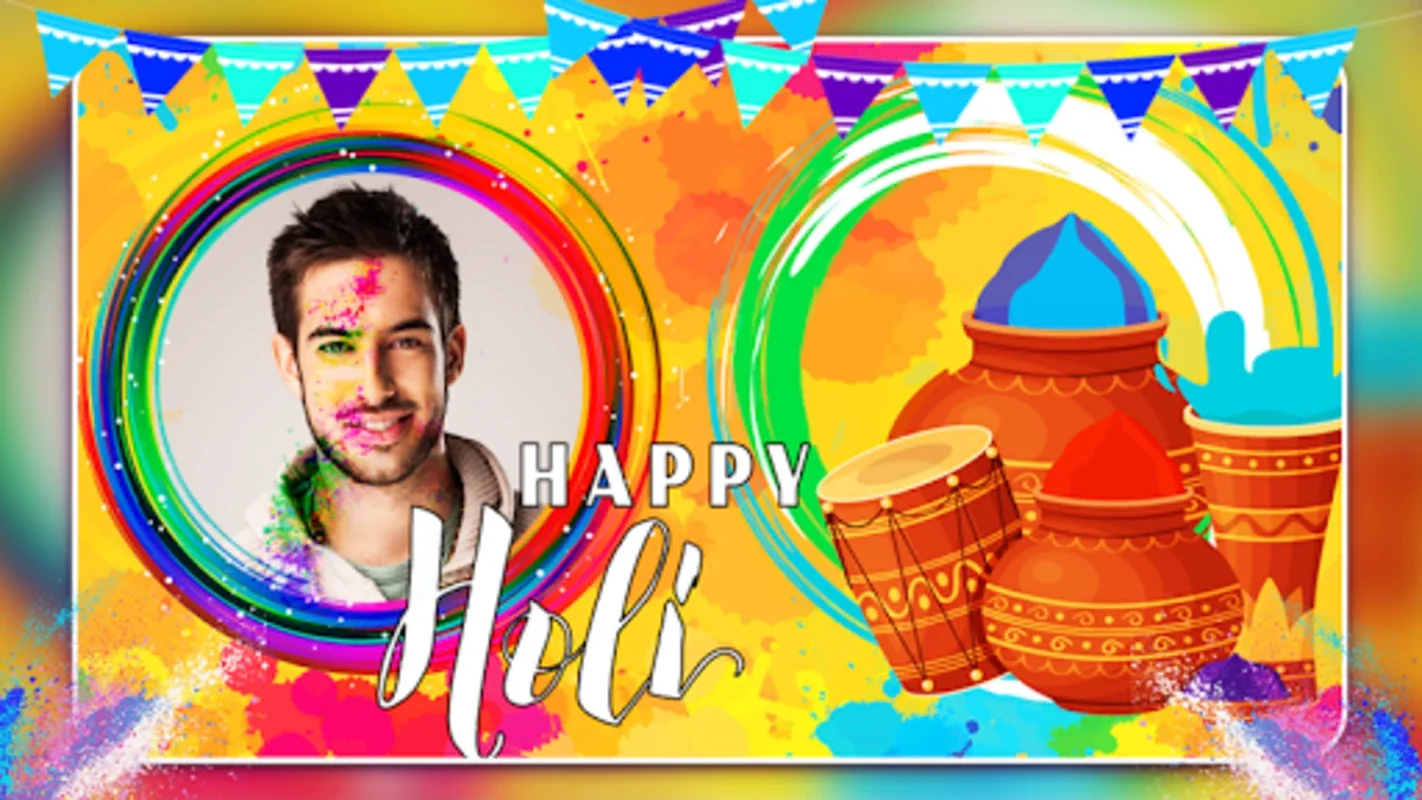 Happy Holi Photo Frame 2023 for Android - Transform Photos