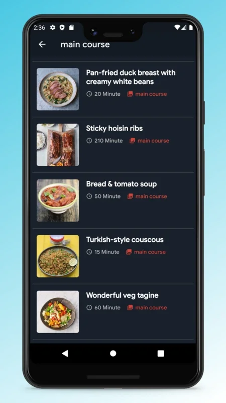 American Recipes - Food App for Android: Diverse US Cuisine