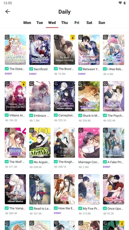 POCKET COMICS for Android - Enjoy Smooth Manga Reading