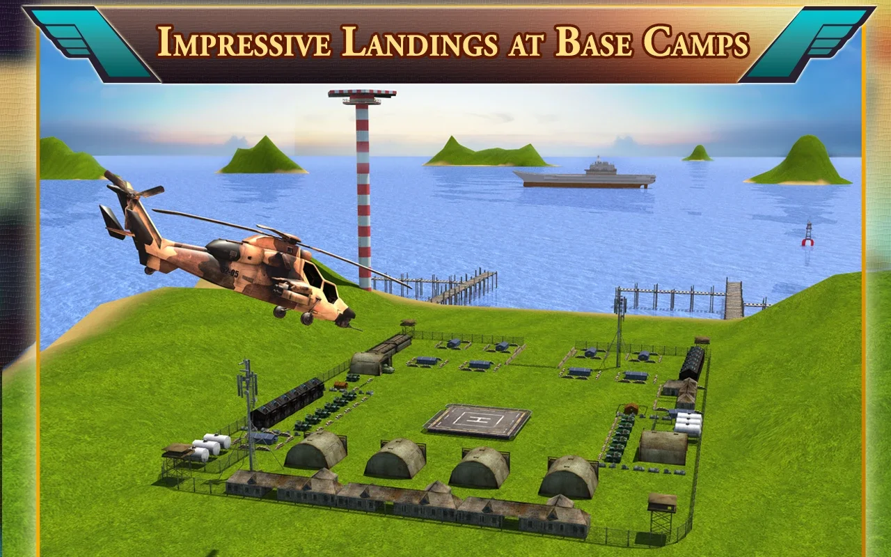 Helicopter Landing 3D for Android - Thrilling Rescue Simulator