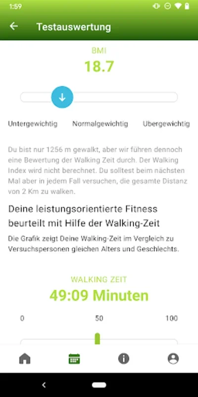 Walking Test: Personalized Fitness Plans for Android