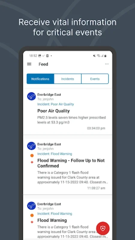 Everbridge for Android - Real-Time Safety Alerts