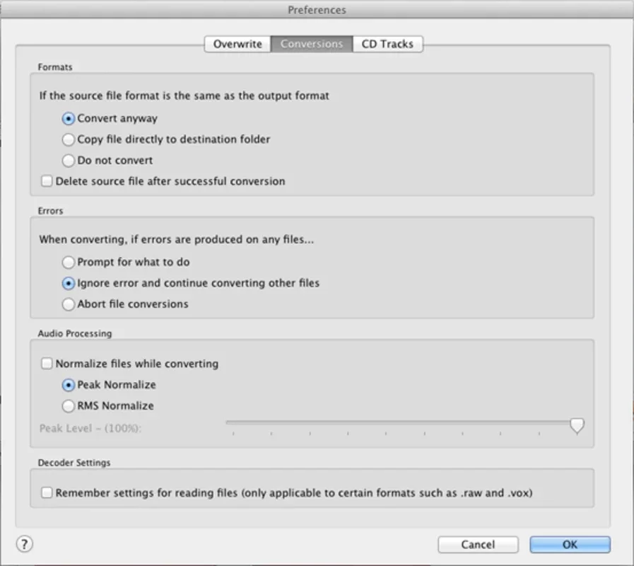 Switch Plus for Mac: A Versatile Audio File Converter