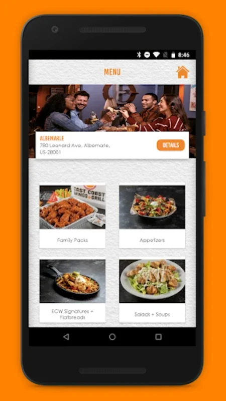 ECW+G for Android - Enhance Your Dining Experience