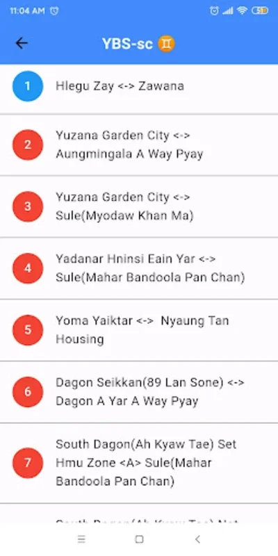 MyanCommute-sc for Android - Your Yangon Commute Companion