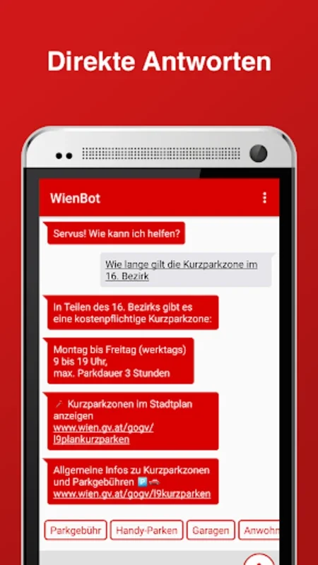 WienBot for Android - Your Digital Vienna Guide