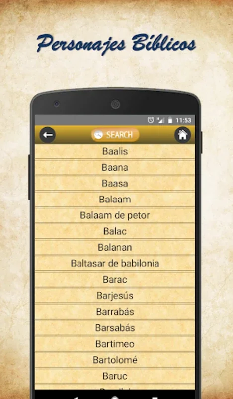 Personajes Bíblicos for Android - In-Depth Biblical Exploration