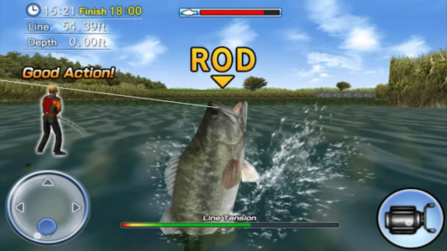 Bass Fishing 3D on the Boat Free for Android - Immersive Fishing Sim