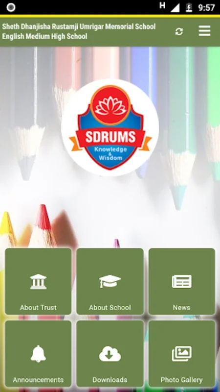 SDRUM School Secondary English for Android: Stay Informed