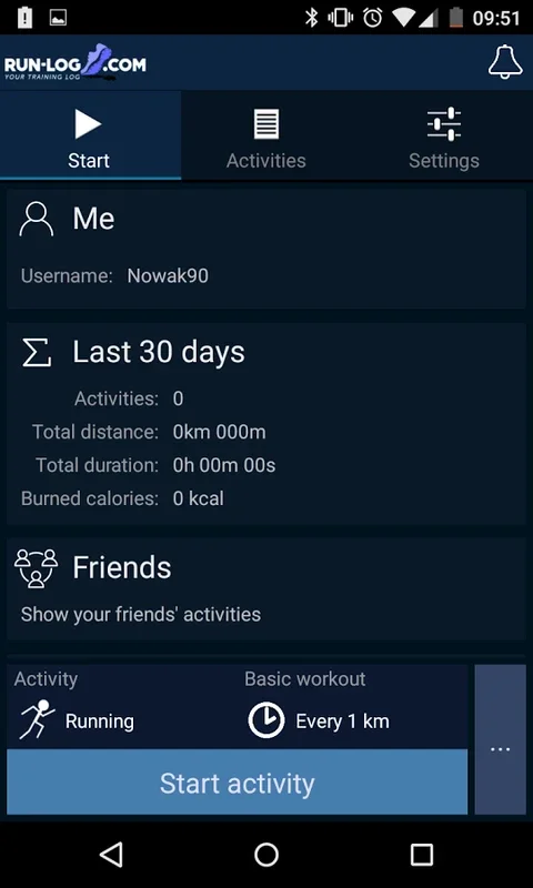 Run-log.com for Android: Track Your Fitness