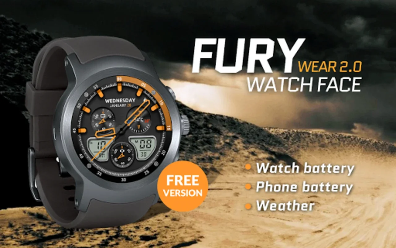 Fury Watch Face for Android: Stylish and Functional