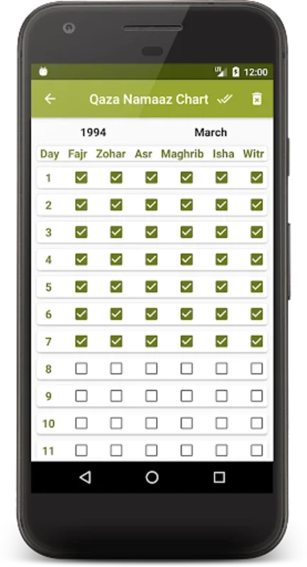 Qaza-e-Umri for Android - Simplify Qaza Prayer Tracking