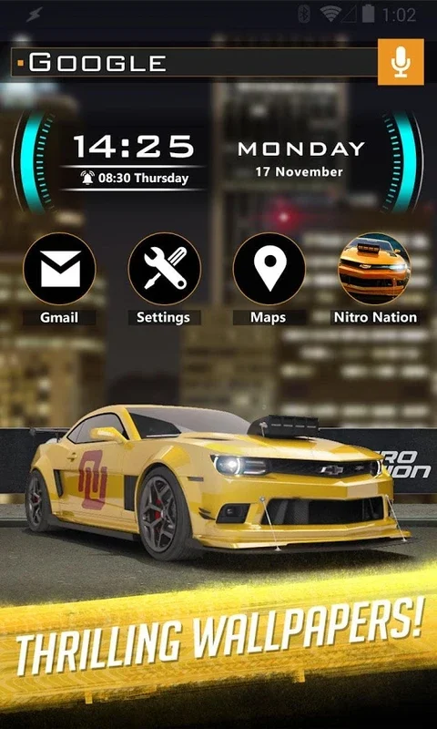 Nitro Nation Theme for Android: Enhance Your Device