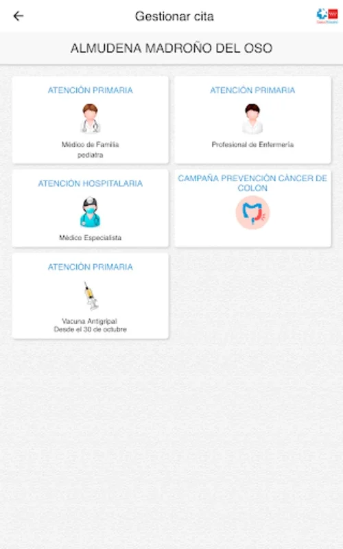 Cita sanitaria for Android - Simplify Madrid Health Appointments