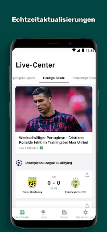 Herzrasen Fußball Live Ticker for Android - Stay Connected to Football Action