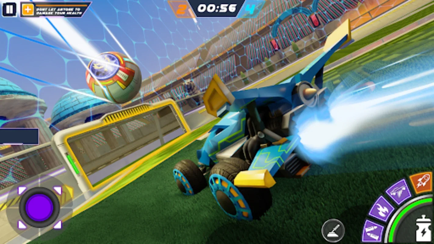 Rocket car: car ball games for Android - Immerse in High-Speed Car Soccer