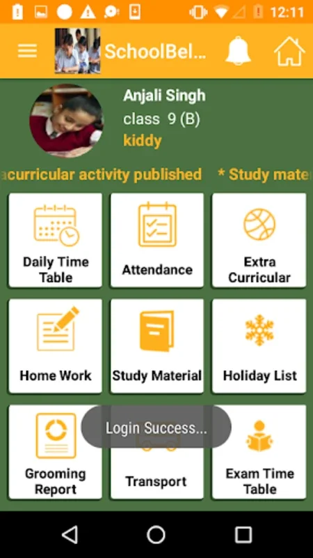 SchoolBellQ* for Android - Enhancing Parental Engagement