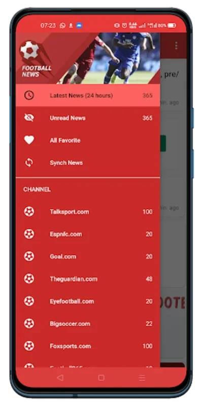 FOOTBALL NEWS: SPORT MAGAZINE for Android - All-in-One Football App