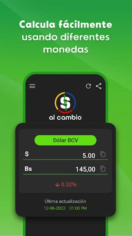 Al Cambio for Android - Accurate Currency Conversion Offline