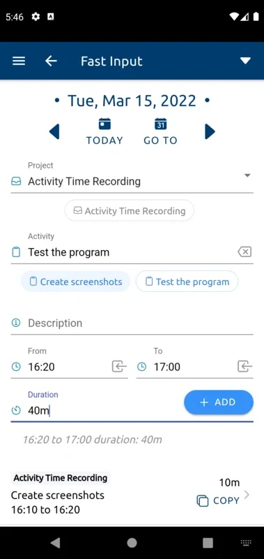 aTimeRecording - Online Time Tracking for Android: Simplify Time Management