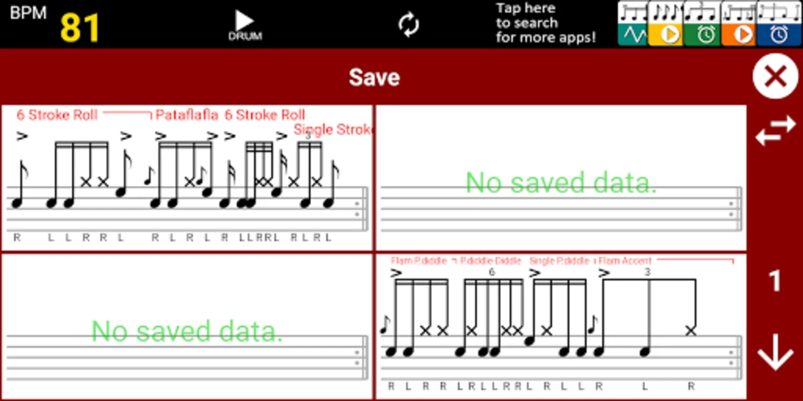 Drum Rudiment Player for Android - Enhance Your Drumming Skills