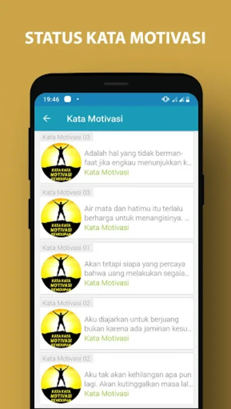 Kata Kata Motivasi Kehidupan for Android - Inspiring Quotes