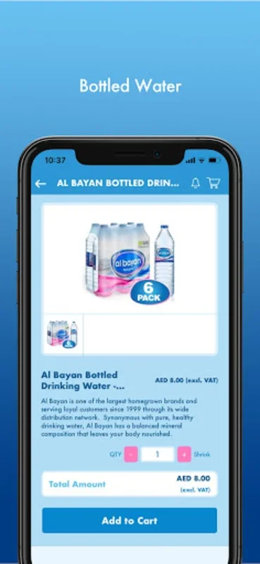 Al Bayan Water for Android - Simplify Water Ordering