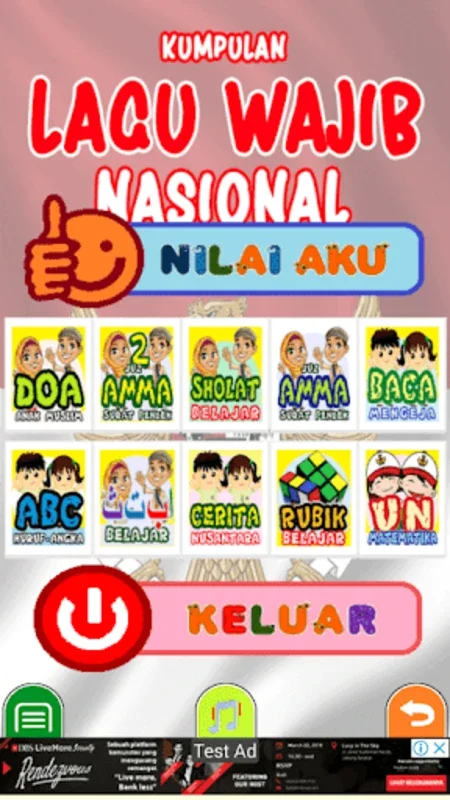 Lagu Wajib Nasional for Android - Explore Patriotic Melodies